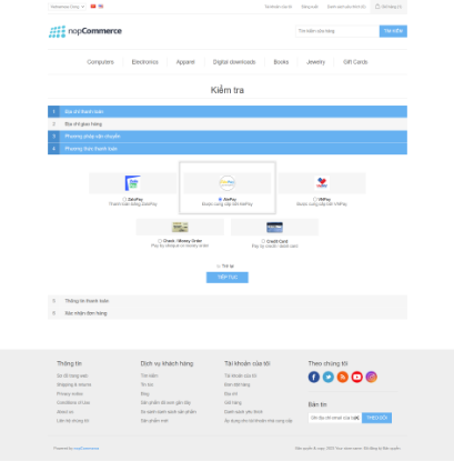 Ảnh của Plugin thanh toán Alepay cho NopCommerce